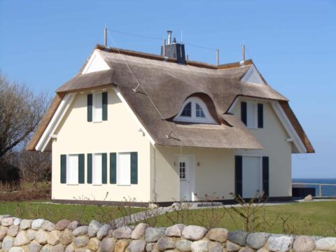 Fledermausgaube im Reetdach (Naturrohrdach) – Referenz 3