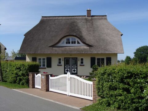 Fledermausgaube im Reetdach (Naturrohrdach) – Referenz 26
