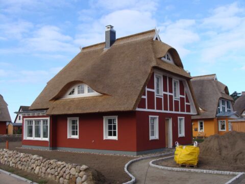 Fledermausgaube im Reetdach (Naturrohrdach) – Referenz 25