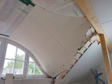 Fledermausgaube im Trockenbau, Innenausbau – Referenz 3