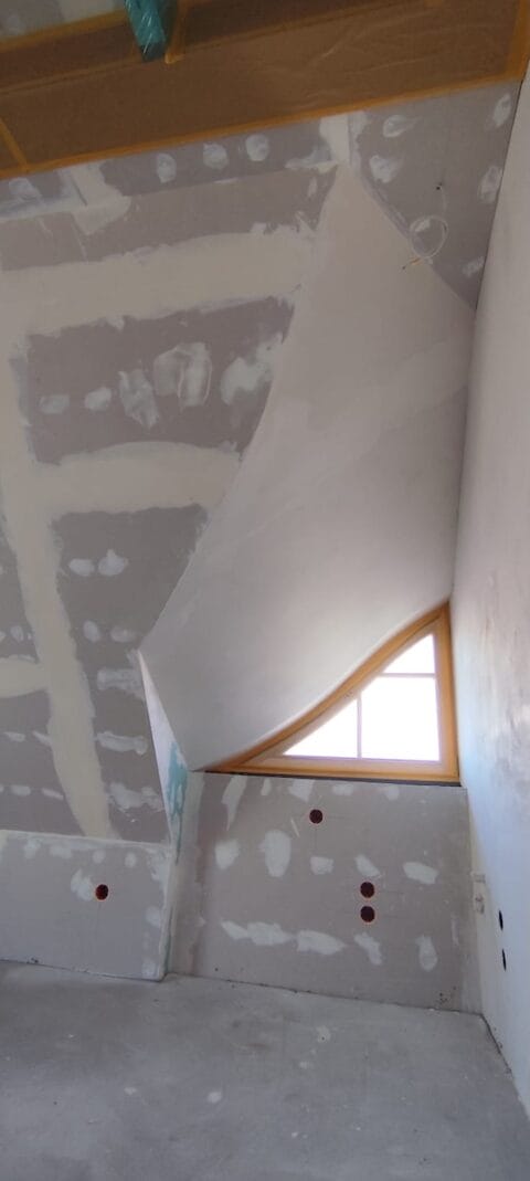 Fledermausgaube im Trockenbau, Innenausbau – Referenz 33