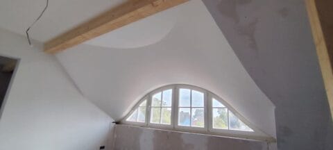 Fledermausgaube im Trockenbau, Innenausbau – Referenz 36